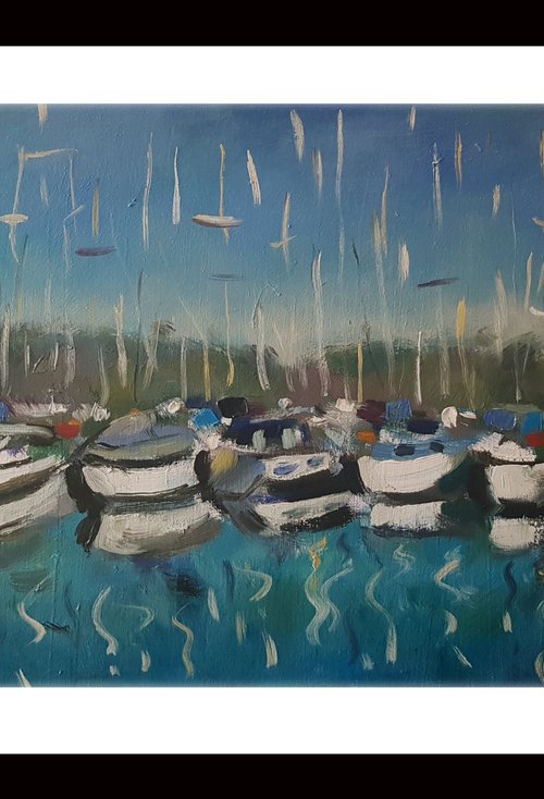 Boats at Chichester by Andre Pallat
