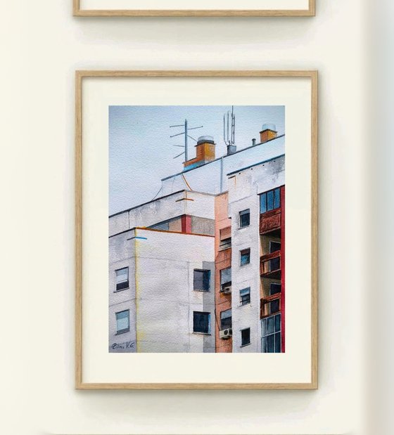 Rooftop stillness