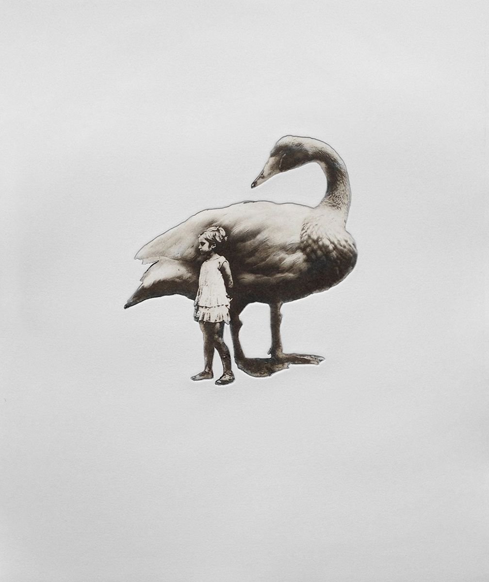 Girl and Swan No.2 by Jaco Putker