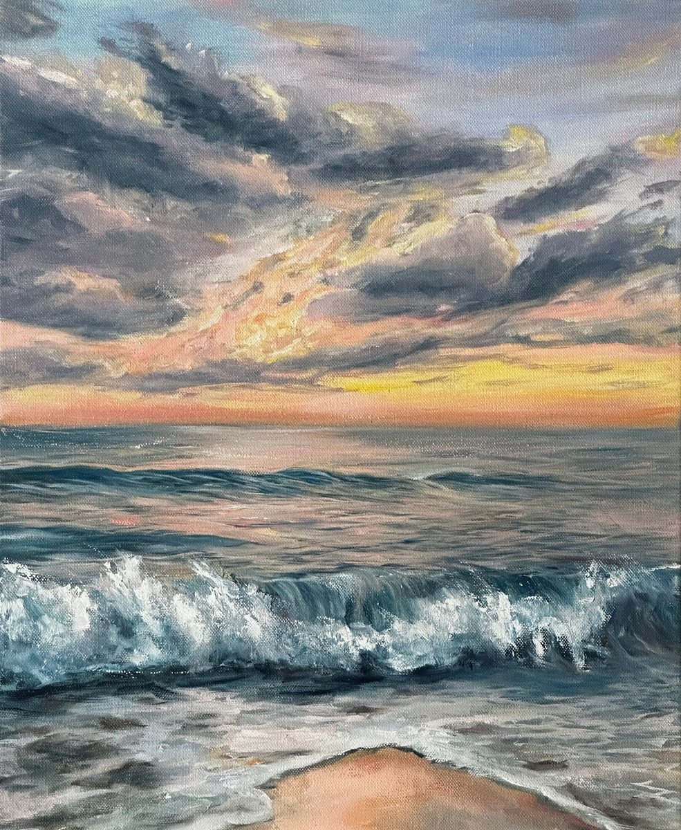 Whispers Of The Tide By Kristina Sergeeva, 16 X 20, Artwork For Sale On Artfinder