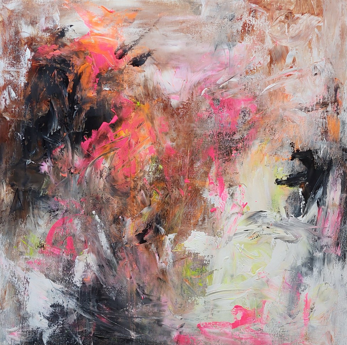 Organic Feeling By Els Driesen, 24 X 24, Artwork For Sale On Artfinder