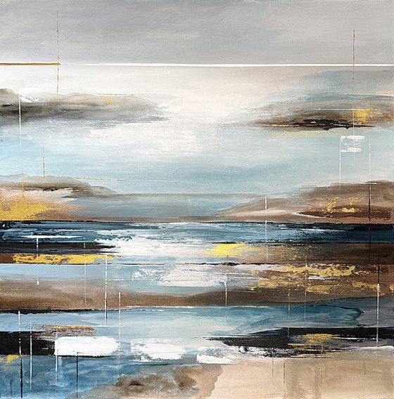 Shoreline Reflections Diptych