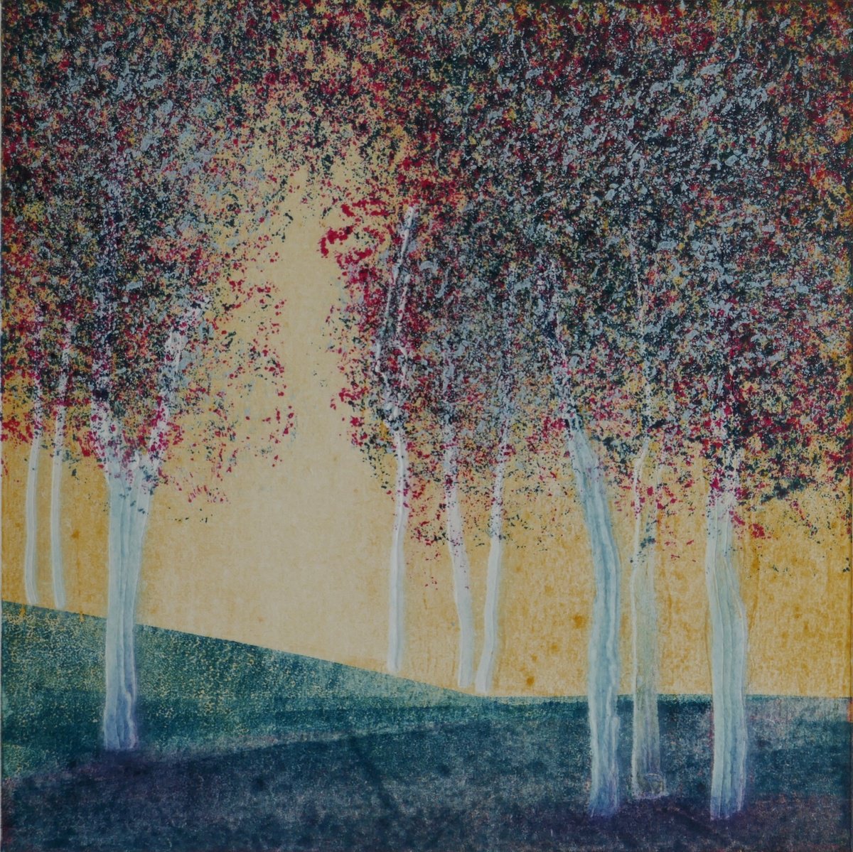 Impressionistic Limited Edition Print , Summer Love By Sue Roe, 9 X 9, Artwork For Sale On Artfinder
