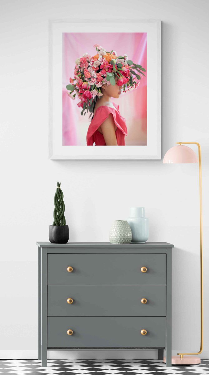 Expressive Portrait Photograph By Ziesook You, 24 X 32", Scent Of Broq-Pa 04082020, Original Artwork