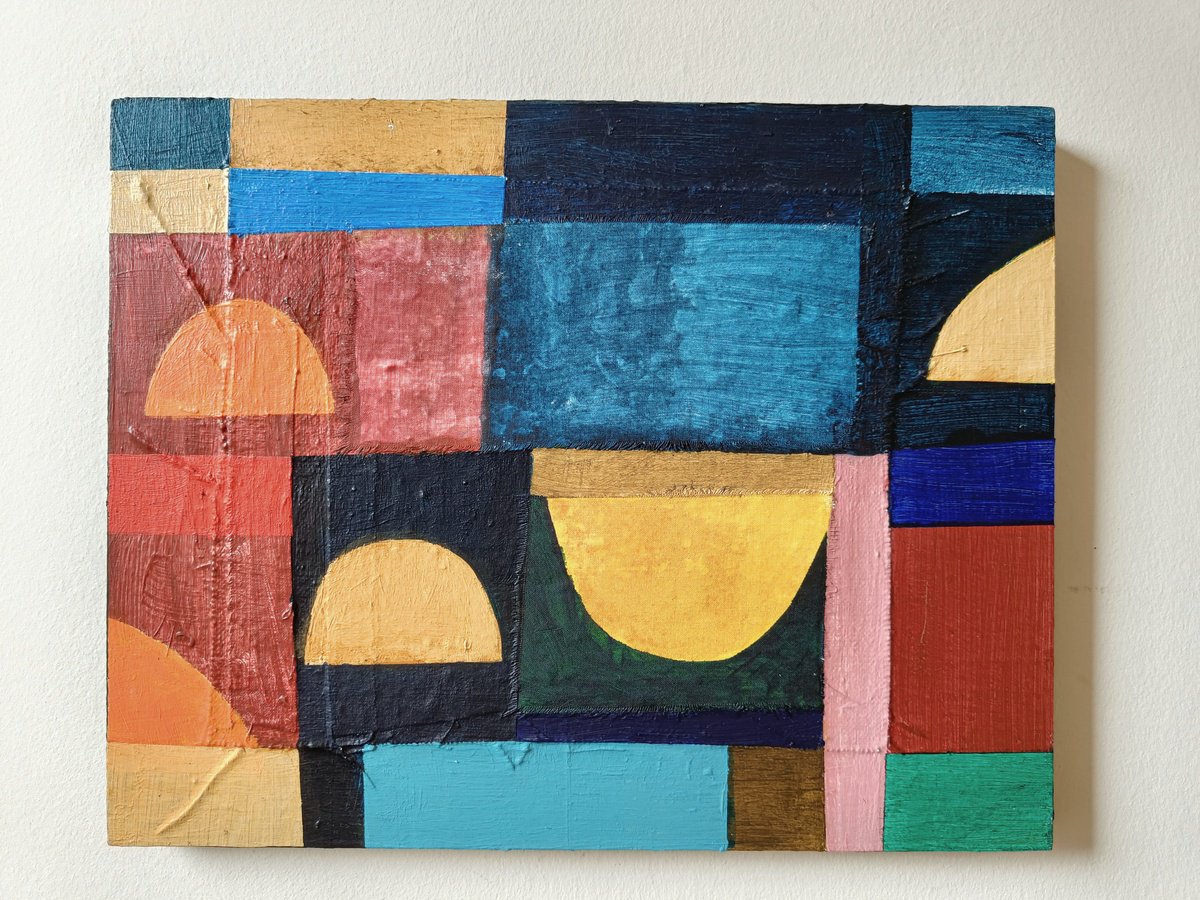Two Moons/Riverside By Aleksandra Niemczyk, 14 X 11, Artwork For Sale On Artfinder