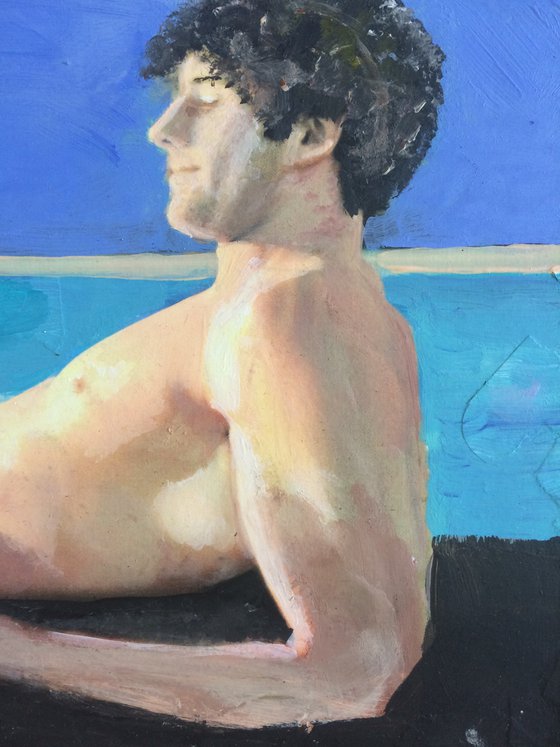 Man Relaxing in the Sun