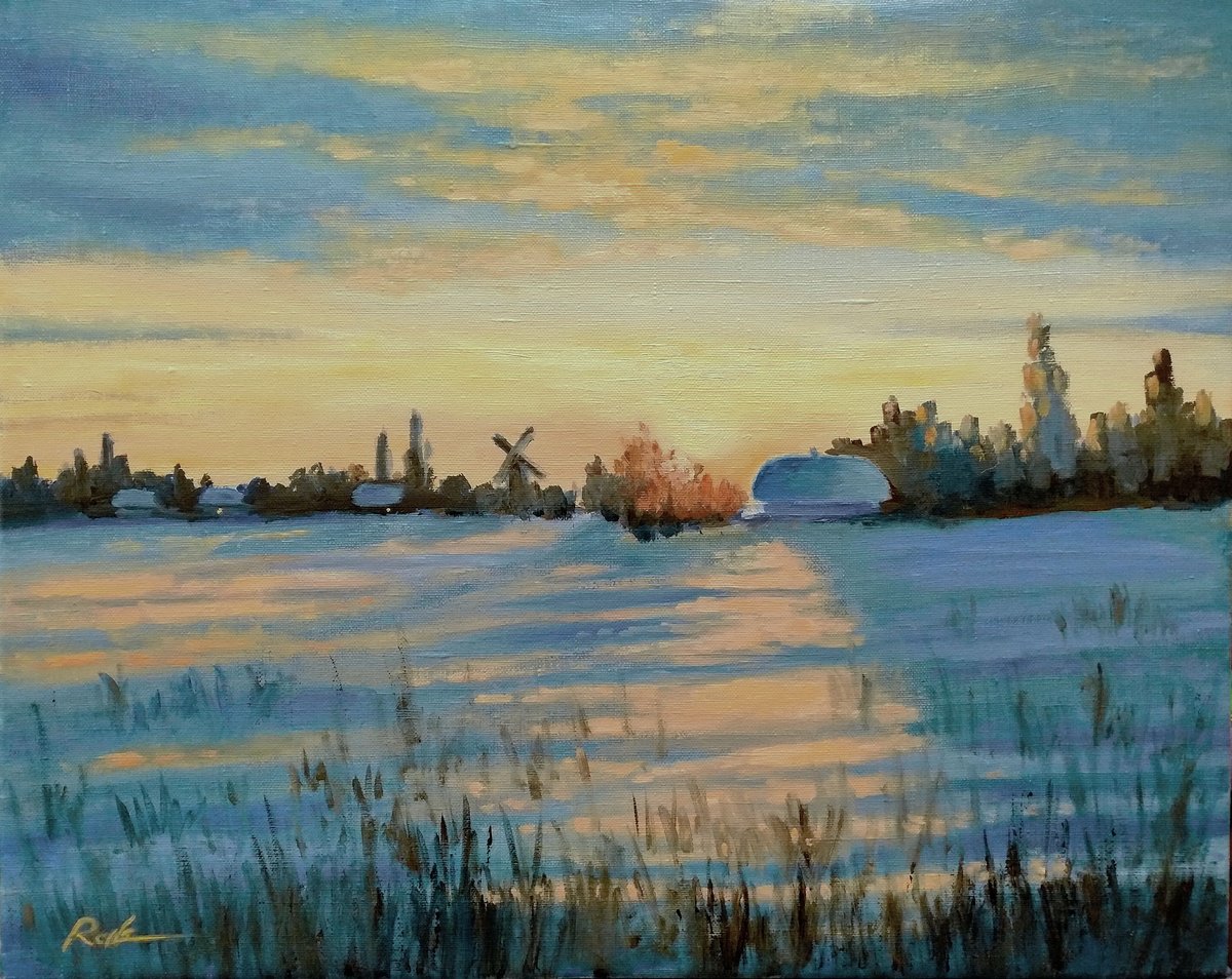 Winter Sun By Oleh Rak, 20 X 16, Artwork For Sale On Artfinder