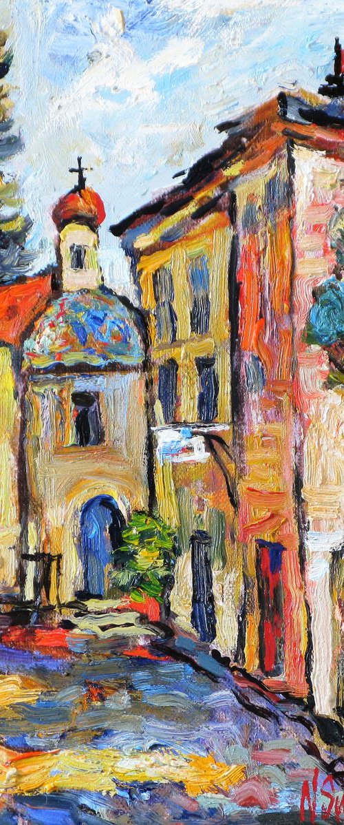 Castellar. Cote d'Azur. by Nikifor Swiristuhin