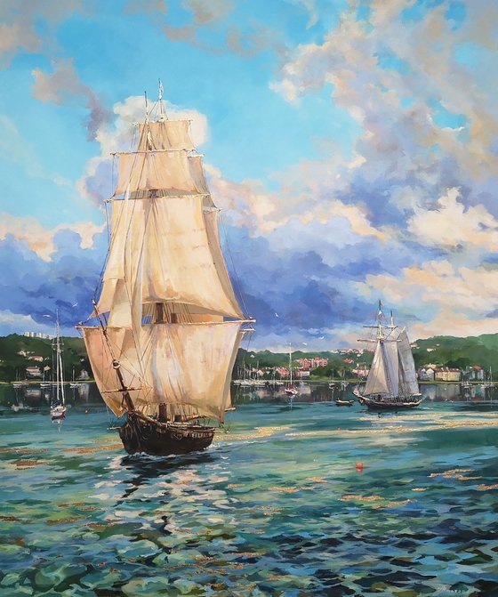 Golden masts