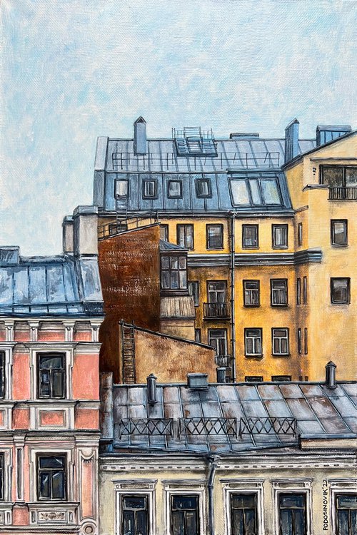 Saint Petersburg roofs by Sasha Podosinovik