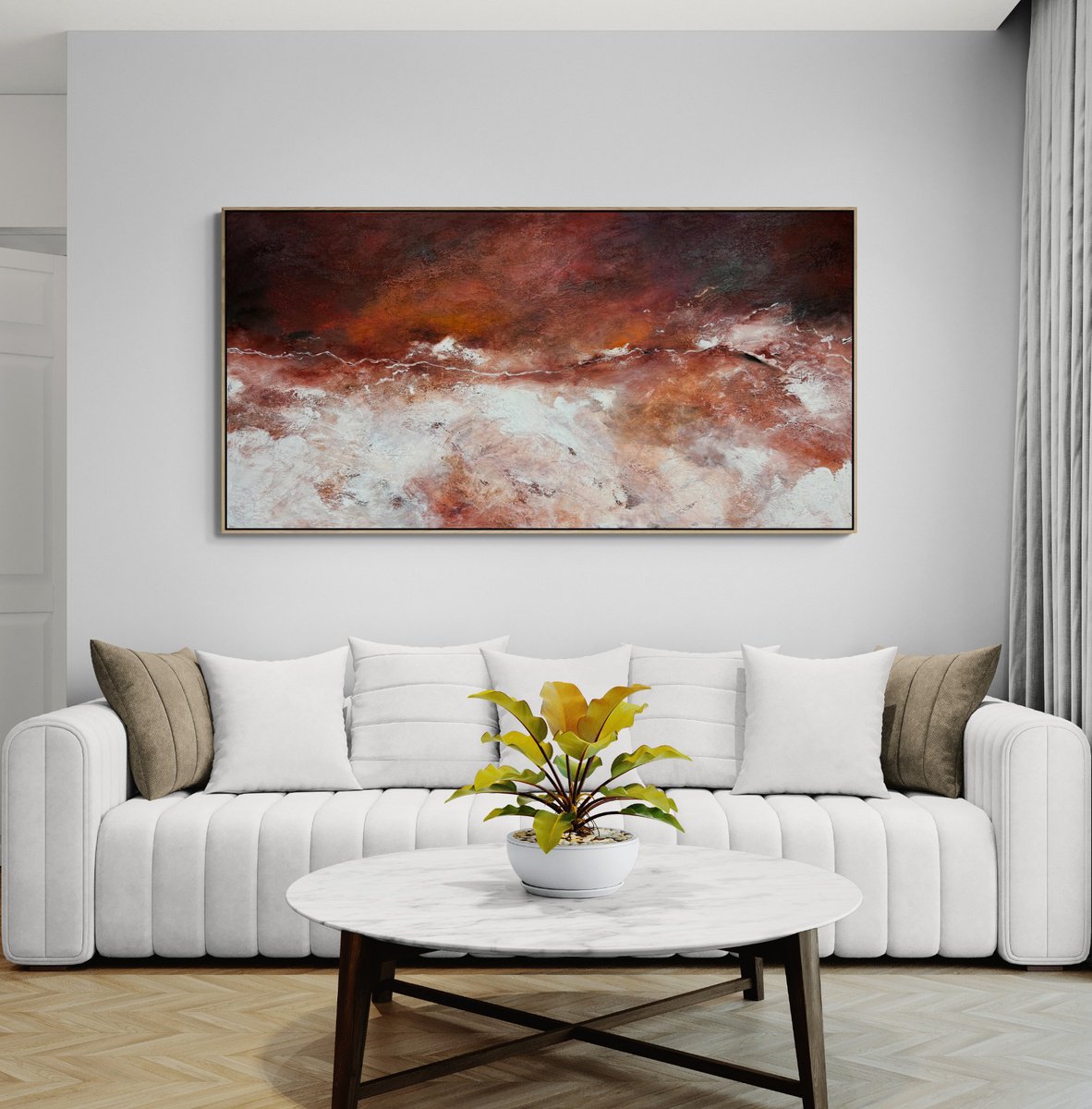 The Quiet Divide By Tania Chanter, 71 X 35, Artwork For Sale On Artfinder