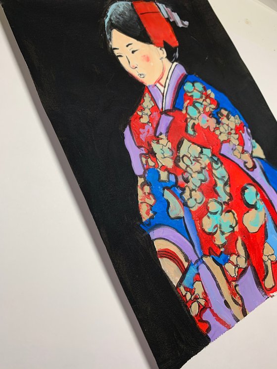 Japanese beauty. Geisha. #13