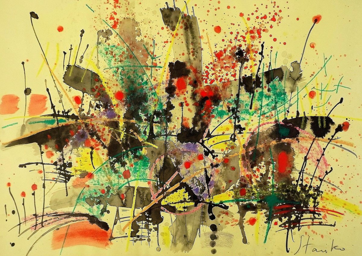  Landscaping On Jazz-V By Stanislav Bojankov, 28 X 20, Artwork For Sale On Artfinder