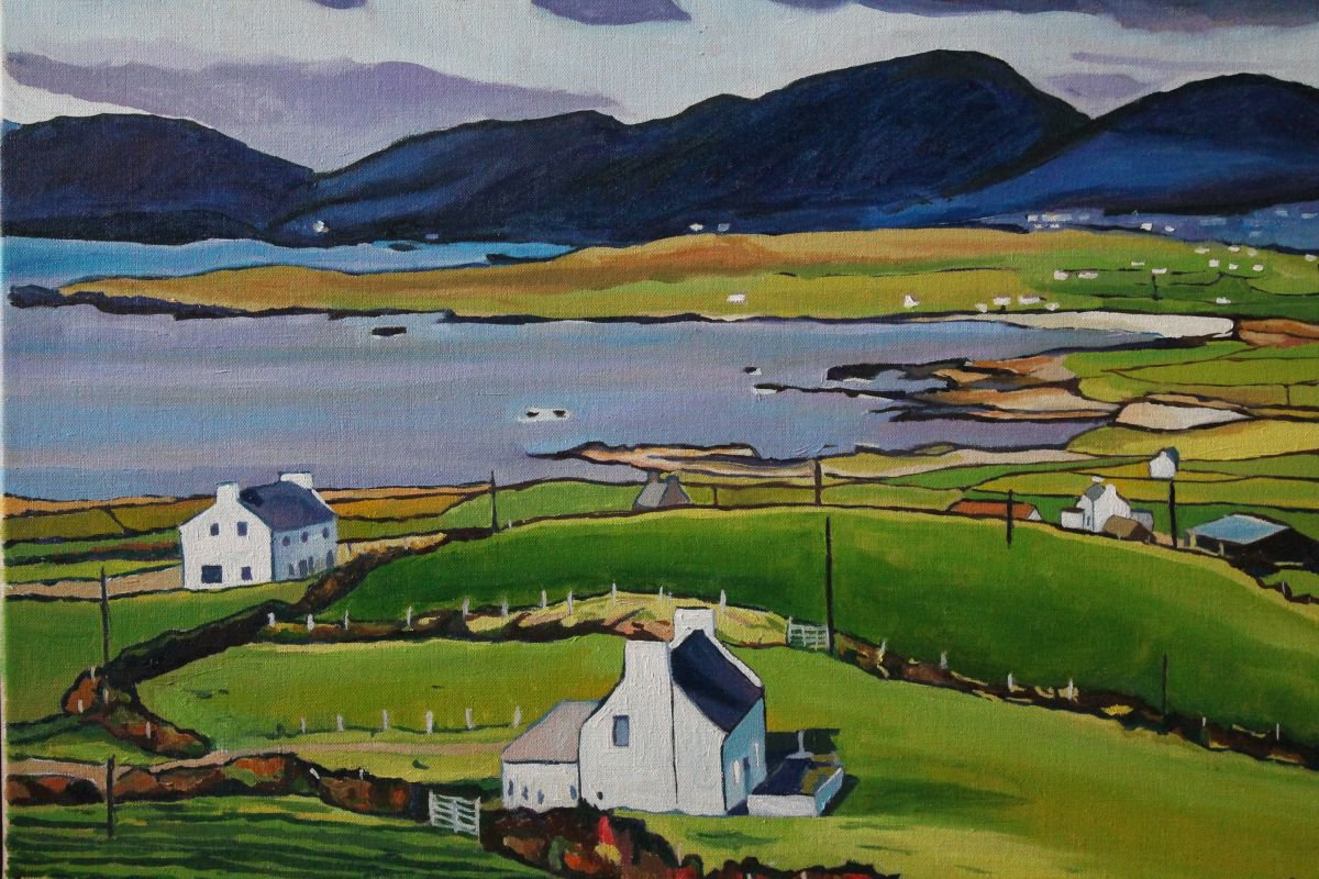 Dingle Peninsula Oil painting by Emma Cownie Artfinder