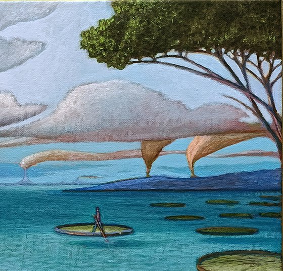 THE GIANT WATER LILIES