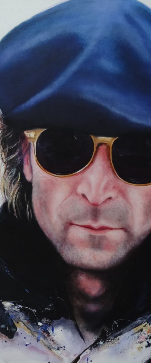 John Lennon, I Read The News Today, Oh Boy by Mel Davies Original Art