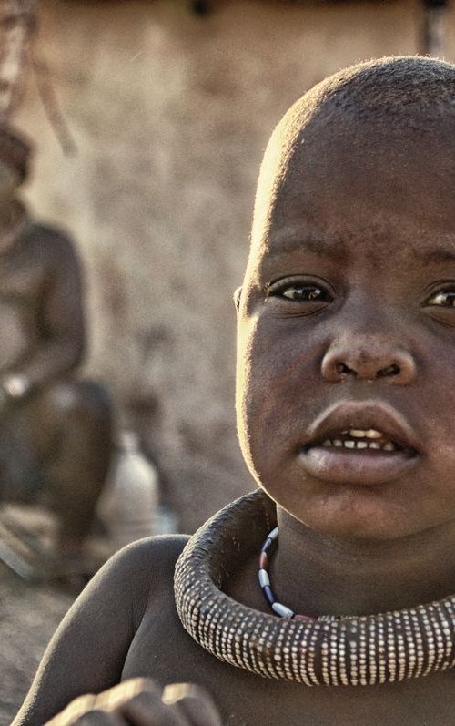 Himba Boy Portrait by Marc Ehrenbold