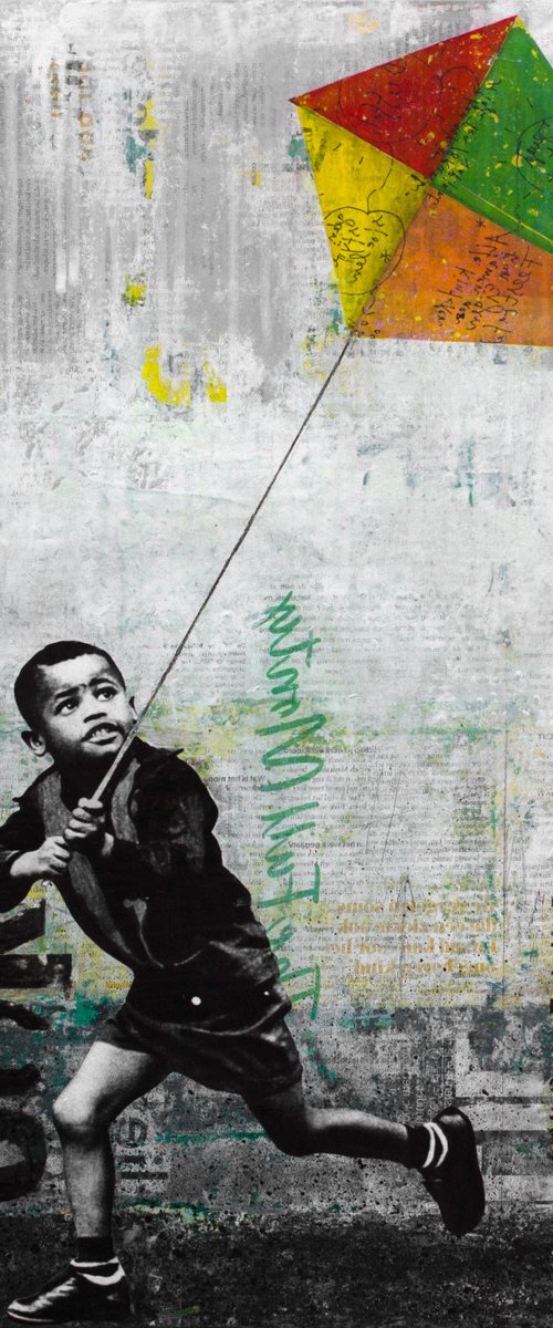 KID WITH KITE II by db Waterman