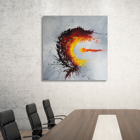 Fireball (Spirits Of Skies 064075) (80 x 80 cm) XL (32 x 32")