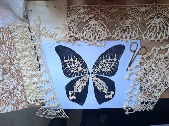 Set of 3 «Chocolate Butterflies»