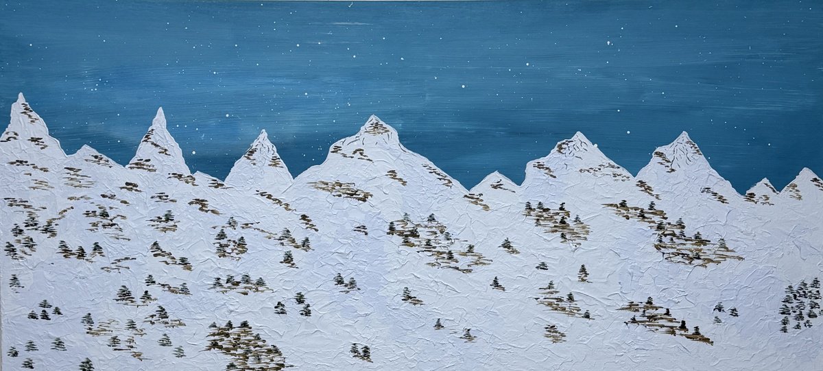 Winter Stillness By Andre Brauer, 51 X 24, Artwork For Sale On Artfinder
