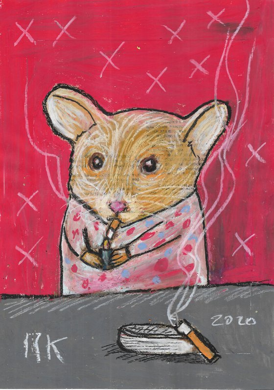 Smoking mouse #2