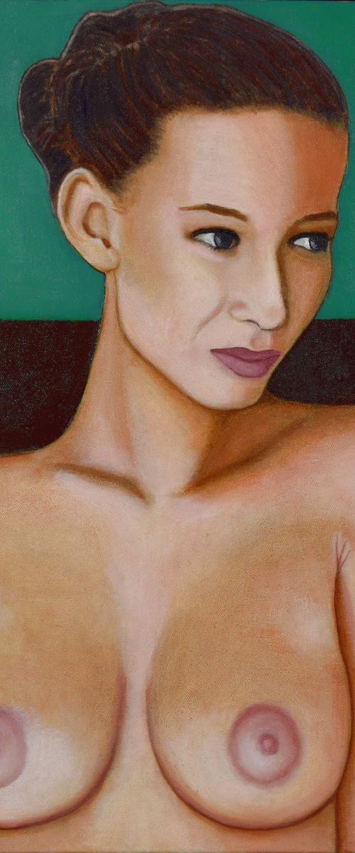 BUST OF A NAKED GIRL by Andrea Vandoni