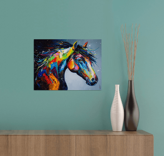 Colorful horse