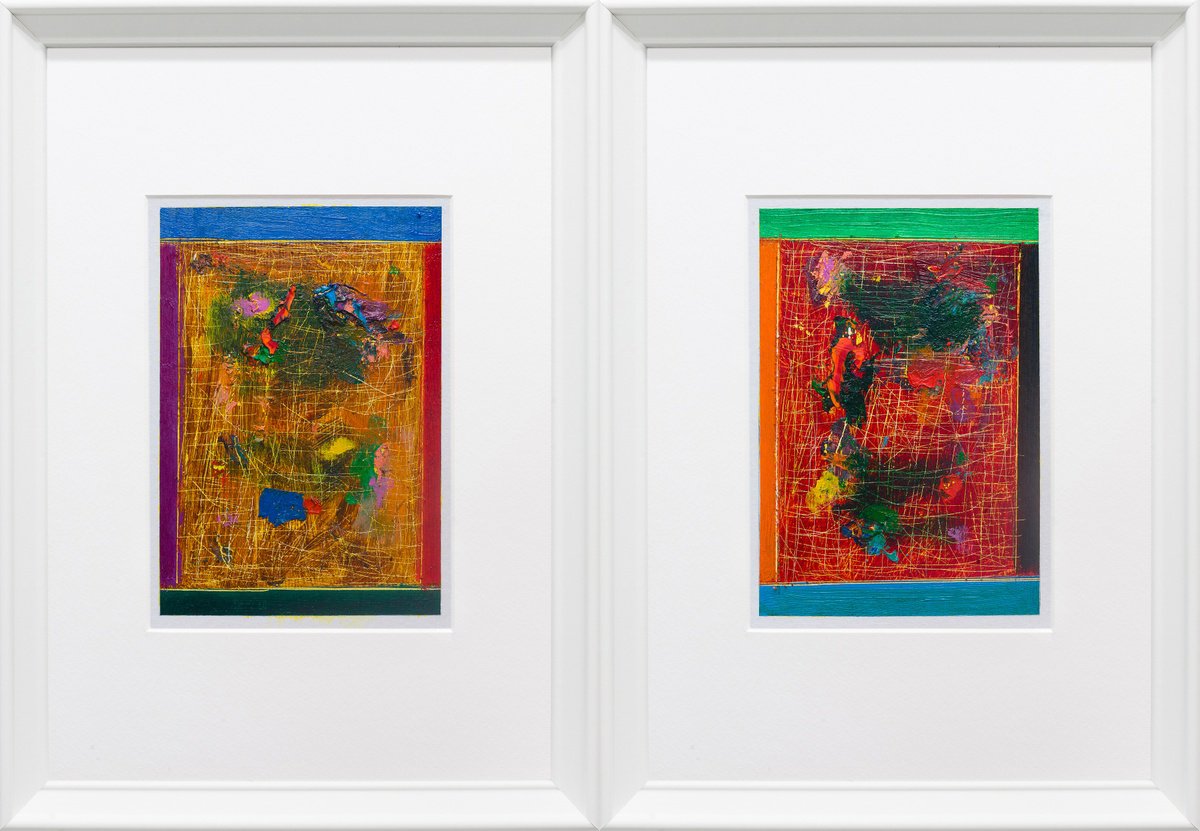 Set Of 2, Together. 07-8 By Venelinov, 19 X 13, Artwork For Sale On Artfinder