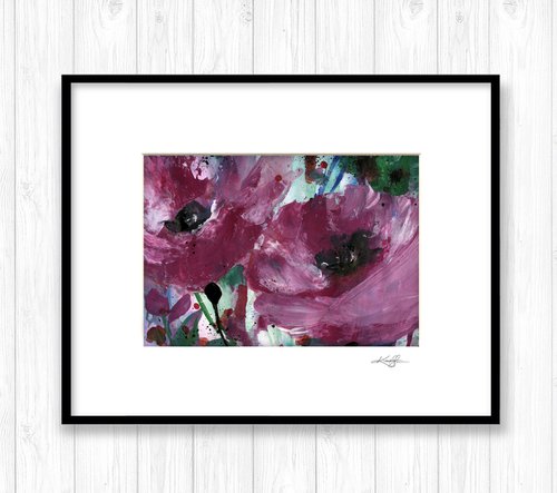 Abstract Floral 2020-63 - Flower Painting by Kathy Morton Stanion by Kathy Morton Stanion