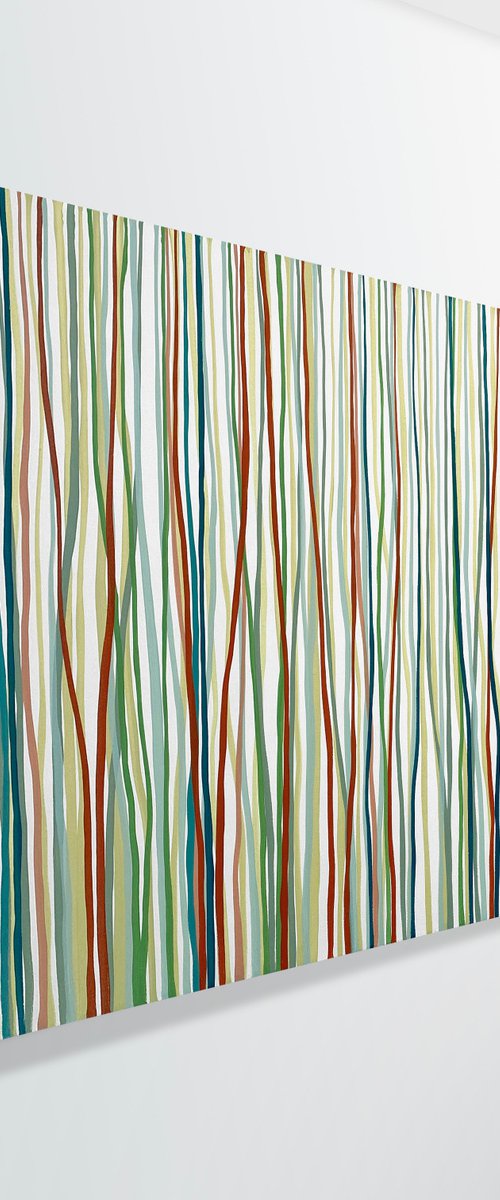 The Waltzing Yarrabee - 152 x 61cm - acrylic on canvas by George Hall