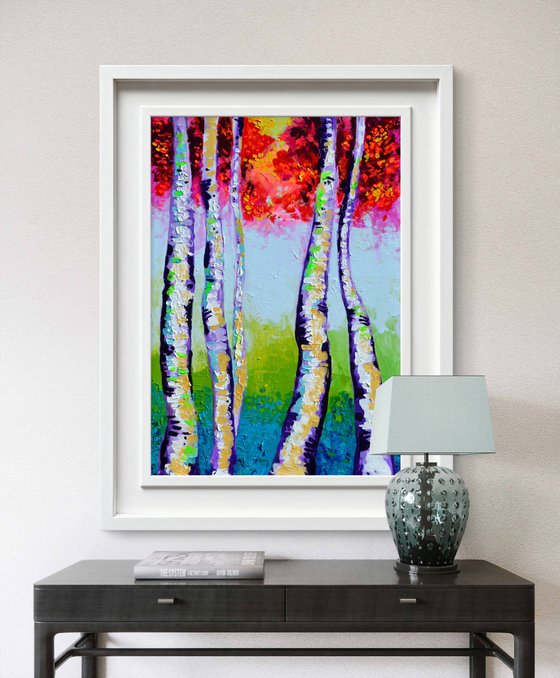 Autumn Magic Birch Forest