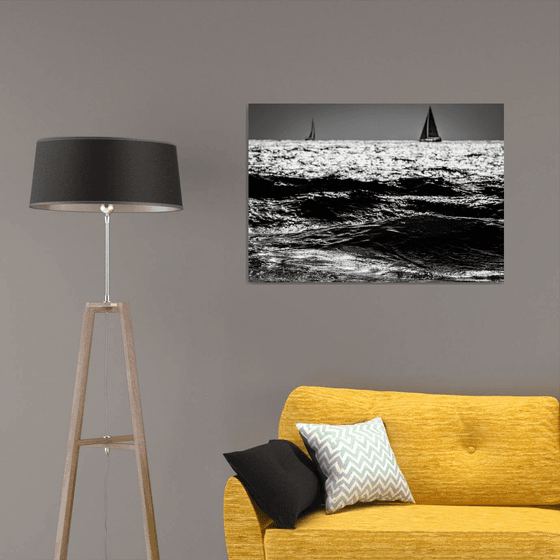 Two Sailboats | Limited Edition Fine Art Print 1 of 10 | 90 x 60 cm