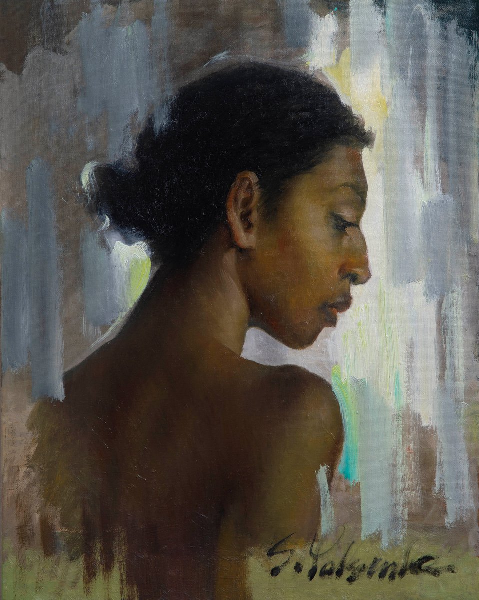 Woman profile by Sergei Yatsenko