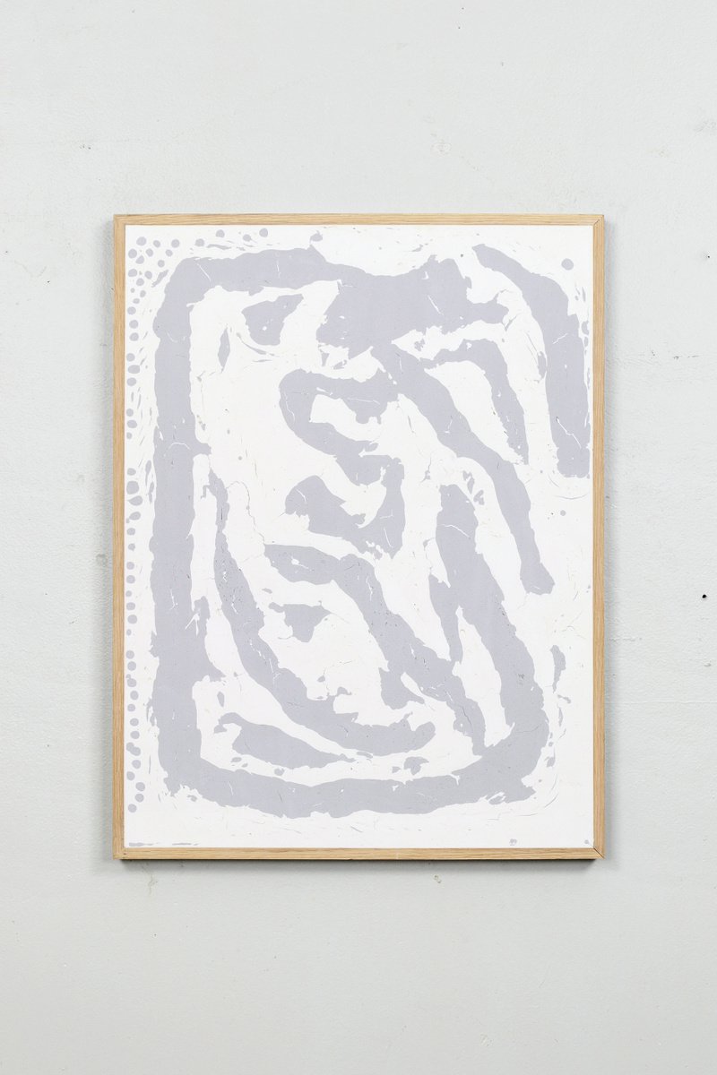 Organic Abstract Painting By Johan Soderstrom, 25 X 33, #413 Turned Table - Ball, Original Artwork