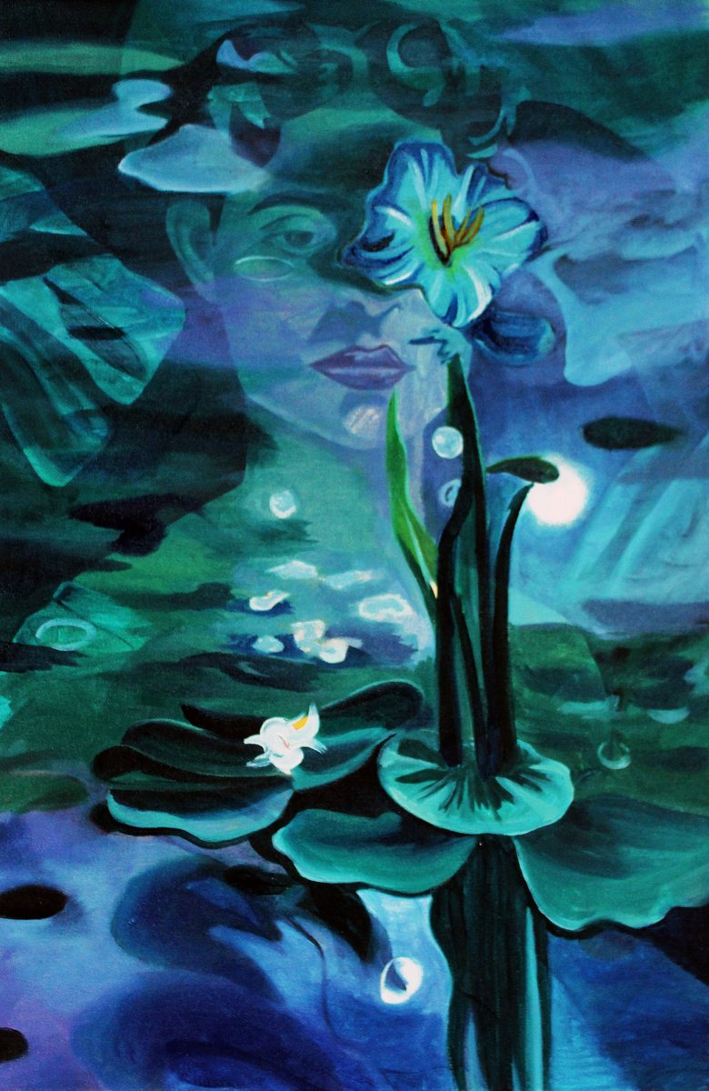 Impressionistic Portrait Oil Painting By Ben Stephenson, 17 X 28, La Llorona, Original Artwork