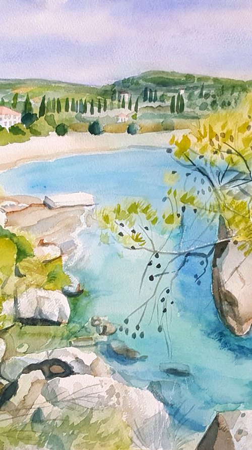 Turquoise bay by Mary Stubberfield