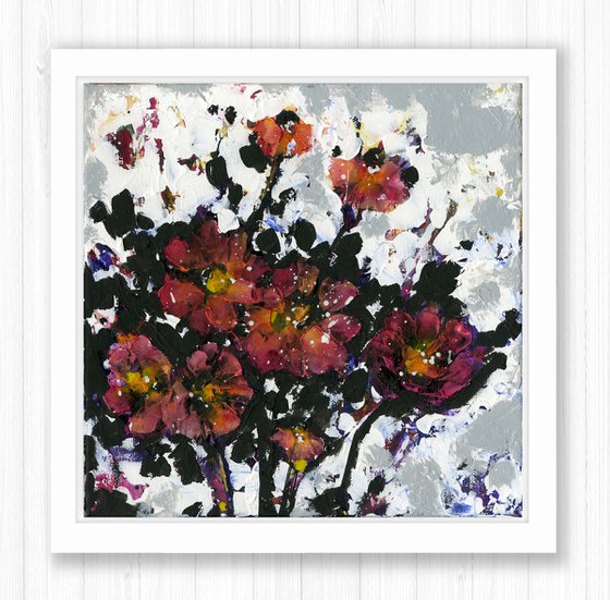 Now and Forever - Flower Painting  by Kathy Morton Stanion