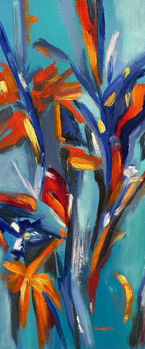 Strelitzia Stories in Blue by Olga McNamara