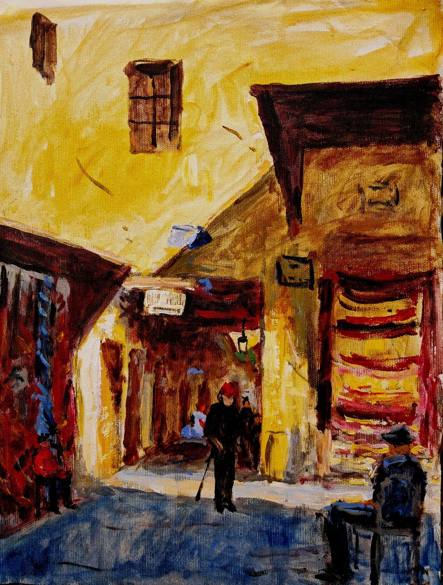 People Of Fez By Dimitris Voyiazoglou, 17 X 20, Artwork For Sale On Artfinder
