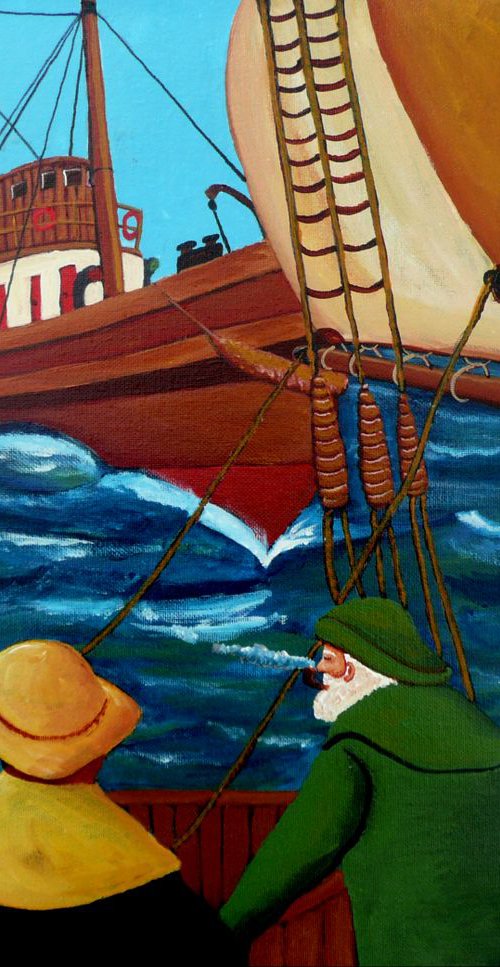 Meeting At Sea by Dunphy Fine Art
