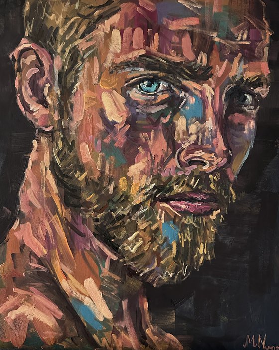 Bearded man portrait