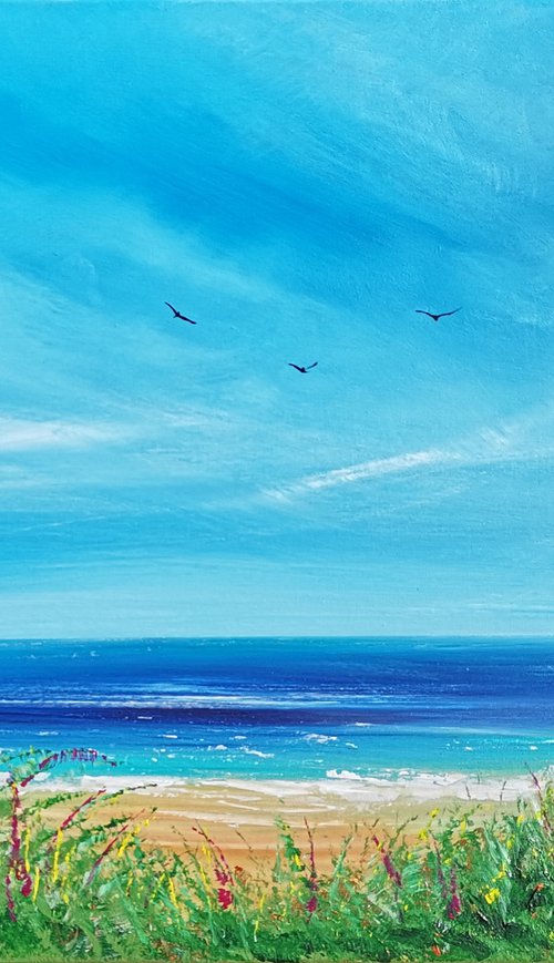 Freedom -  Seascape by Mel Graham