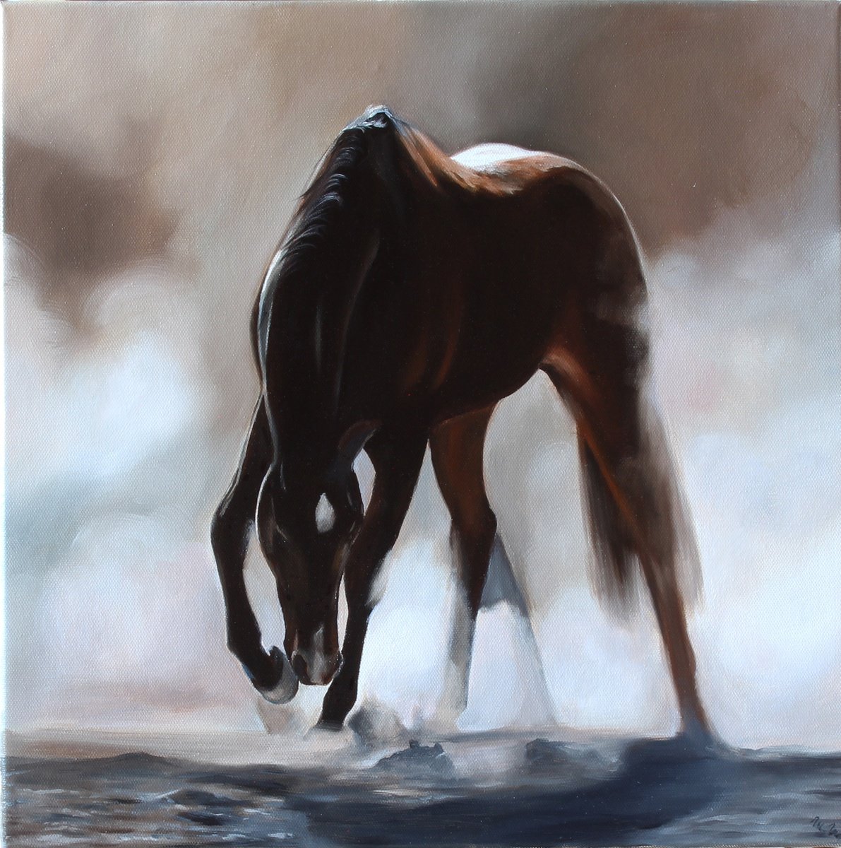 Little Spring Light By Marie Madej, 16 X 16, Artwork For Sale On Artfinder