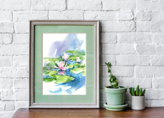 Diptych "Melody of river"