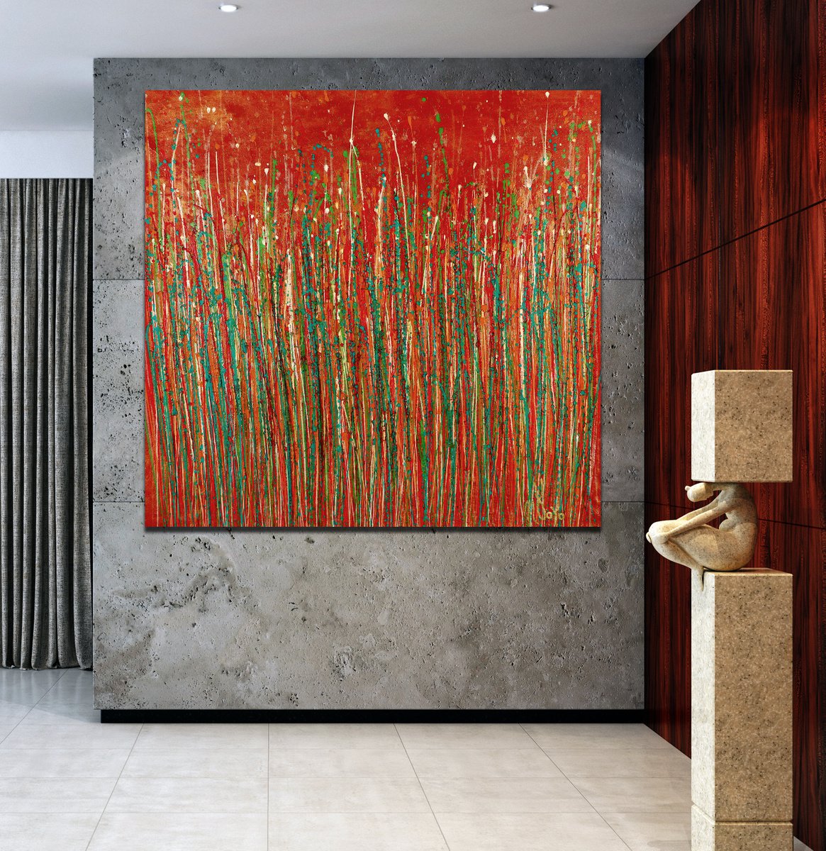 Drizzles And Rust By Nestor Toro, 44 X 41, Artwork For Sale On Artfinder
