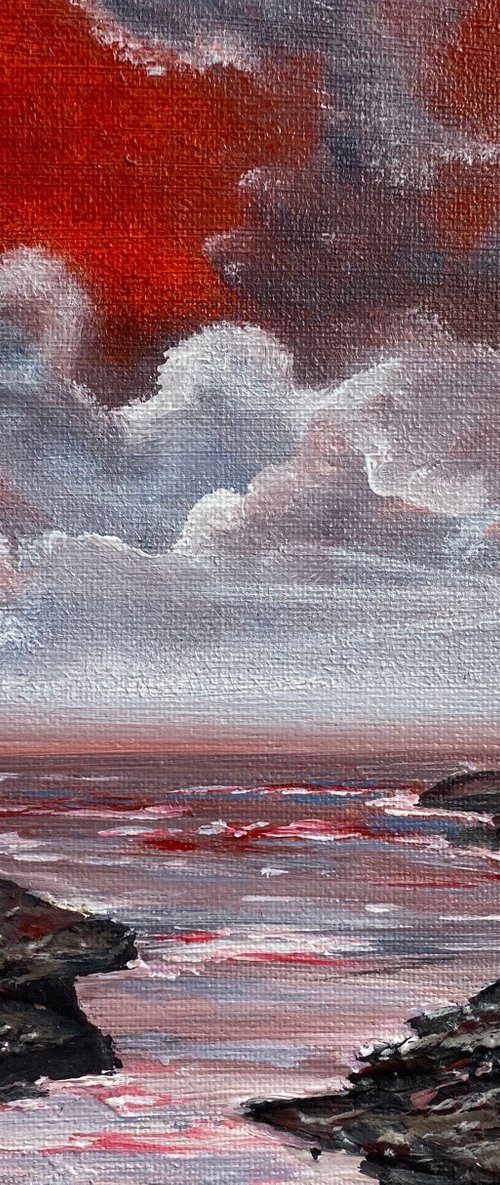 Lighthouse at the Entrance of the Harbour by Marja Brown