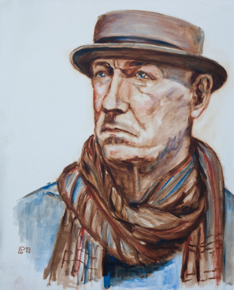 Man in a Hat by Liudmila Pisliakova