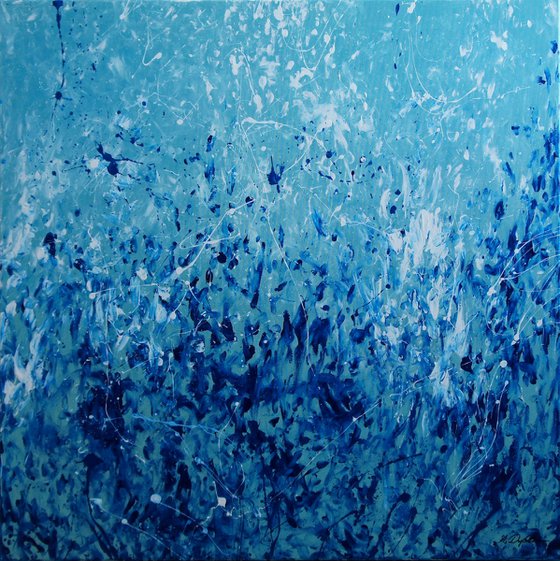 Plunged Into Wetness (100 x 100 cm) XXL (40 x 40")