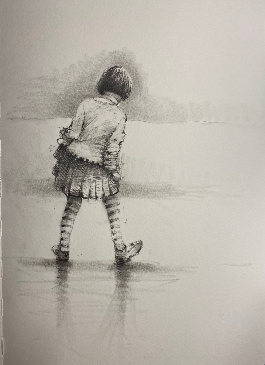 On her way to school-.. by Paul Mitchell